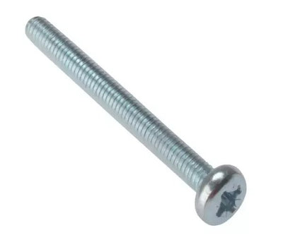 ForgeFix Machine Screw Pozi Compatible Pan Head ZP M5 x 12mm Bag 25