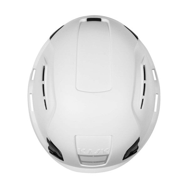 KASK - KASK Zenith X PL Helmet - White safety helmet with ventilation slots, top view. - imagen 5