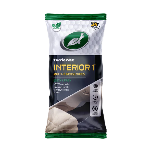 Turtle Wax Interior 1 Multi-Purpose Wipes (Pack of 24) – – Now available at MTN Shop UK.