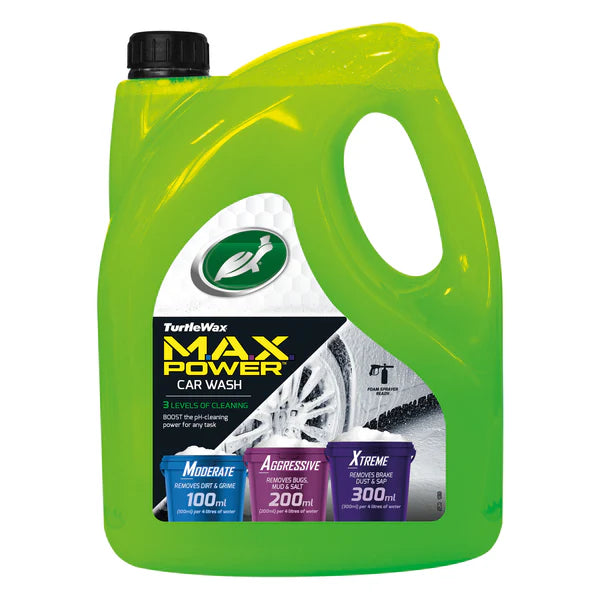 Turtle Wax M.A.X.-Power Car Wash Shampoo 4 litre – – Now available at MTN Shop UK.