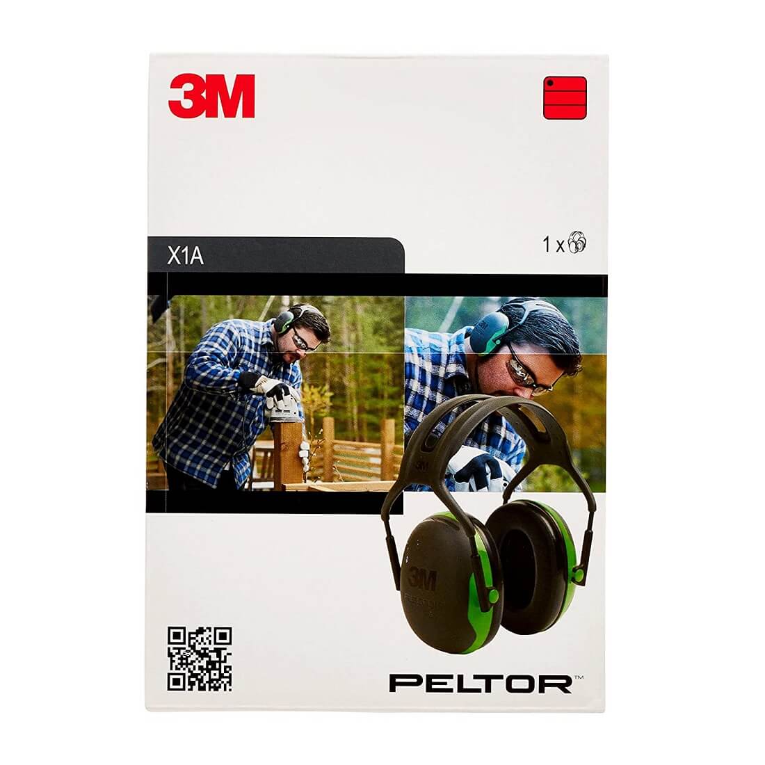 3M Peltor X1 Ear Defenders, SNR=27dB – The Peltor X1 Ear Defenders are lightweight and low-profile, ideal for protecting workers' hearing against light industry noise e.g. grounds maintenance and power drilling. – Now available at MTN Shop UK. - imagen 5