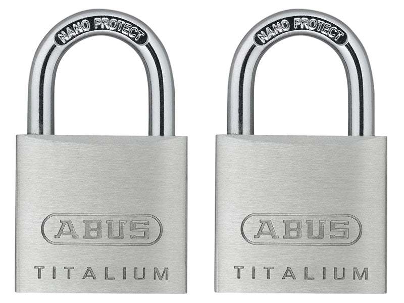 ABUS Mechanical 64TI/30mm TITALIUM™ Padlock Carded Twin Pack – – Now available at MTN Shop UK. - imagen 2