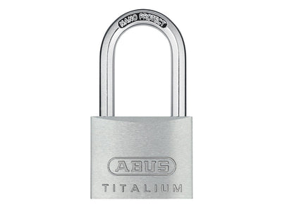 ABUS Mechanical 64TI/40mm TITALIUM™ Padlock 40mm Long Shackle Keyed Alike KA6411 – – Now available at MTN Shop UK.