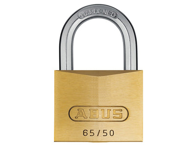ABUS Mechanical 65/50mm Brass Padlock Keyed Alike 6506 – – Now available at MTN Shop UK.