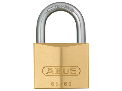 ABUS Mechanical 65/60mm Brass Padlock – – Now available at MTN Shop UK.