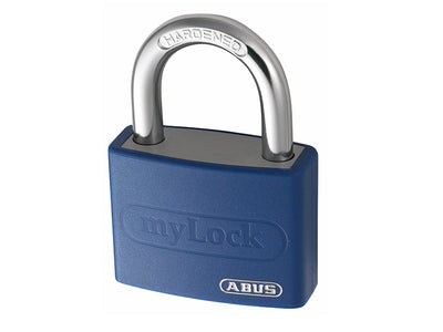 ABUS Mechanical T65AL/40mm My Lock Aluminium Padlock Blue Keyed Alike 6401 – – Now available at MTN Shop UK.