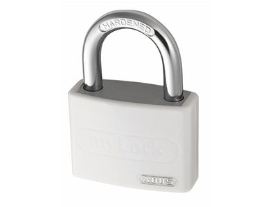 ABUS Mechanical T65AL/40mm My Lock Aluminium Padlock White Keyed Alike 6401 – – Now available at MTN Shop UK.