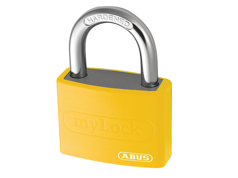ABUS Mechanical T65AL/40mm My Lock Aluminium Padlock Yellow – – Now available at MTN Shop UK. - imagen 2
