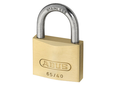 ABUS Mechanical 65IB/40mm Brass Padlock Stainless Steel Shackle Keyed Alike 6405 – – Now available at MTN Shop UK.