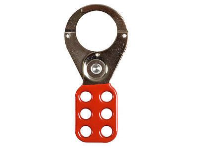 ABUS Mechanical 702 Lock Off Hasp 38mm (1.1/2in) Red – – Now available at MTN Shop UK.