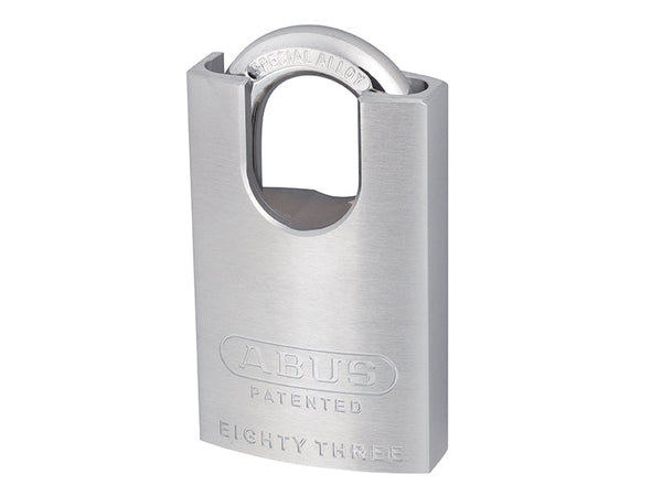 ABUS Mechanical 83/50mm Chrome Plated Brass Padlock Hardened Closed Shackle – – Now available at MTN Shop UK.