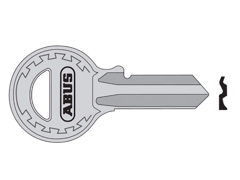 ABUS Mechanical 84/40 40mm R Key Blank – – Now available at MTN Shop UK. - imagen 2