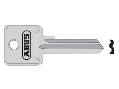 ABUS Mechanical 85/50 50mm +60 Left Hand Key Blank – – Now available at MTN Shop UK.