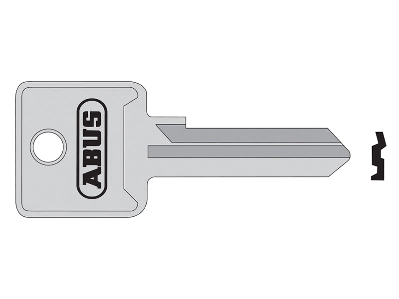 ABUS Mechanical 85/70 Left Hand Key Blank – – Now available at MTN Shop UK. - imagen 2