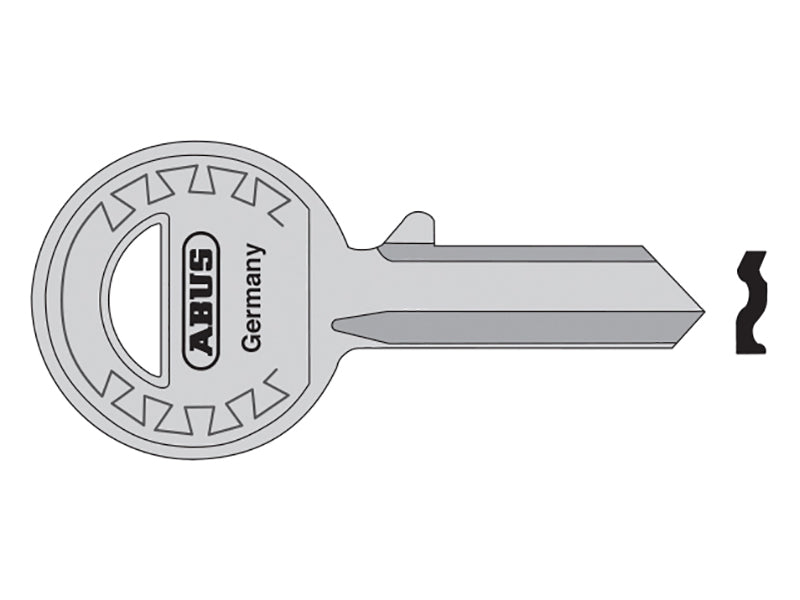 ABUS Mechanical 24-41-885 Right Hand 4 Pin Key Blank – – Now available at MTN Shop UK. - imagen 2