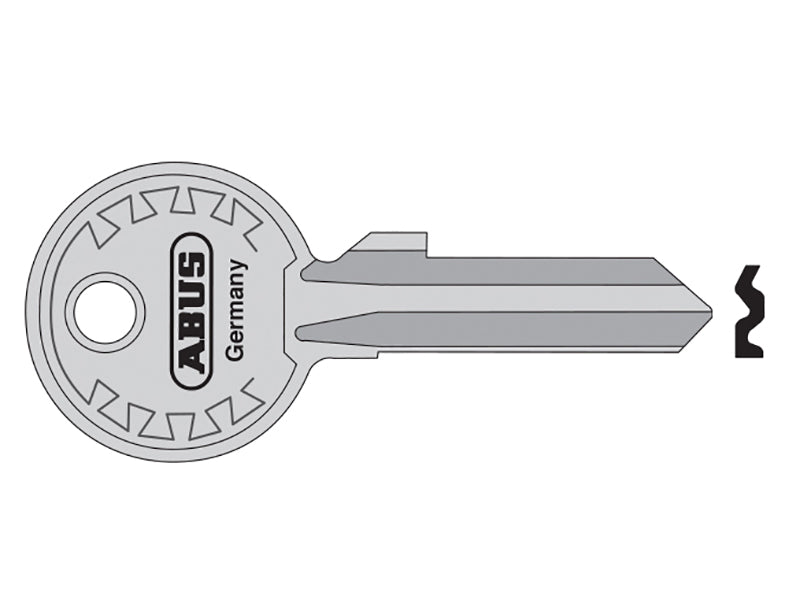 ABUS Mechanical 24-26-28 Right Hand 4/5 Key Blank – – Now available at MTN Shop UK. - imagen 2