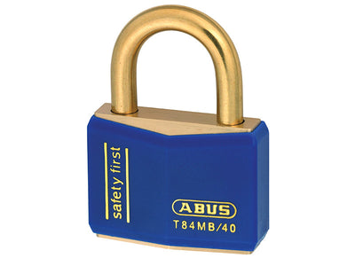 ABUS Mechanical T84MB/40mm Blue Rustproof Padlock Keyed Alike 8406 – – Now available at MTN Shop UK.