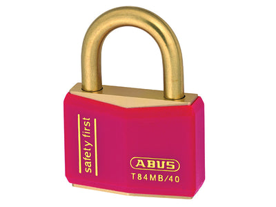 ABUS Mechanical T84MB/40mm Red Rustproof Padlock Keyed Alike 8404 – – Now available at MTN Shop UK.