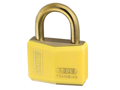 ABUS Mechanical T84MB/40mm Yellow Rustproof Padlock Keyed Alike 8402 – – Now available at MTN Shop UK.