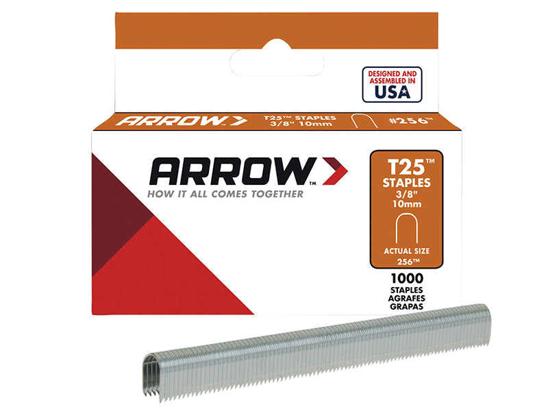Arrow T25 Staples 10mm (3/8in) (Box 1000) – – Now available at MTN Shop UK. - imagen 2