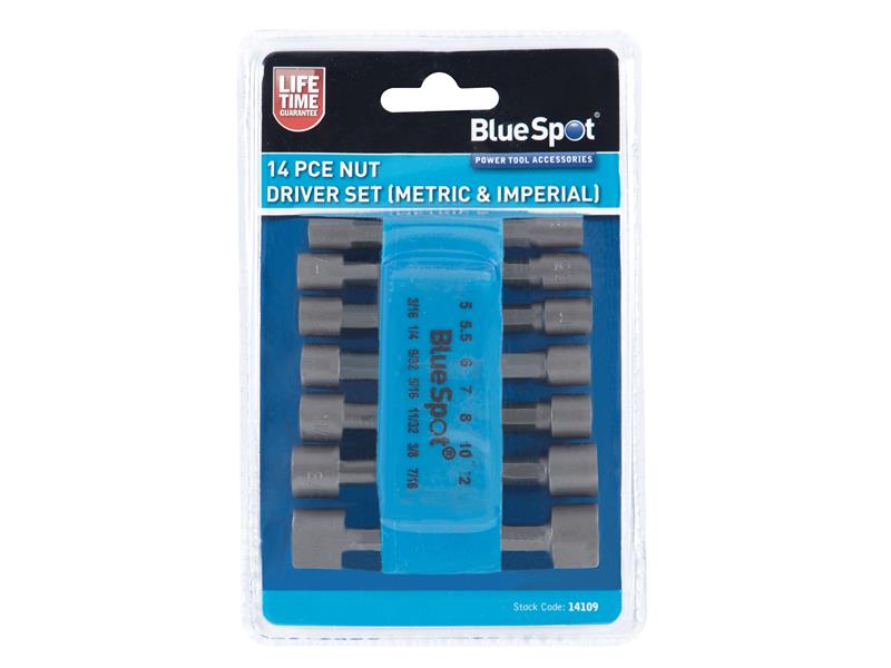 BlueSpot Tools Metric & Imperial Nut Driver Set, 14 Piece – – Now available at MTN Shop UK. - imagen 2