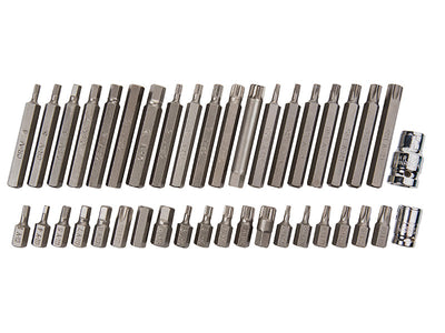 BlueSpot Tools Mixed Hex Spline & TORX Bit Set, 40 Piece – – Now available at MTN Shop UK.