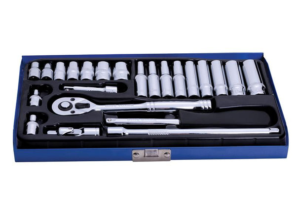 BlueSpot Tools 1/4in Metric Socket Set, 24 Piece – – Now available at MTN Shop UK.