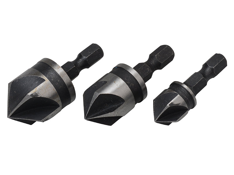 BlueSpot Tools Countersink Bit Set 3 Piece – – Now available at MTN Shop UK. - imagen 2