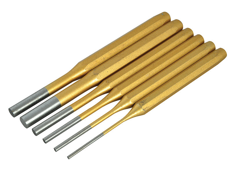 BlueSpot Tools Gold Pin Punch Set 6 Piece – – Now available at MTN Shop UK. - imagen 2