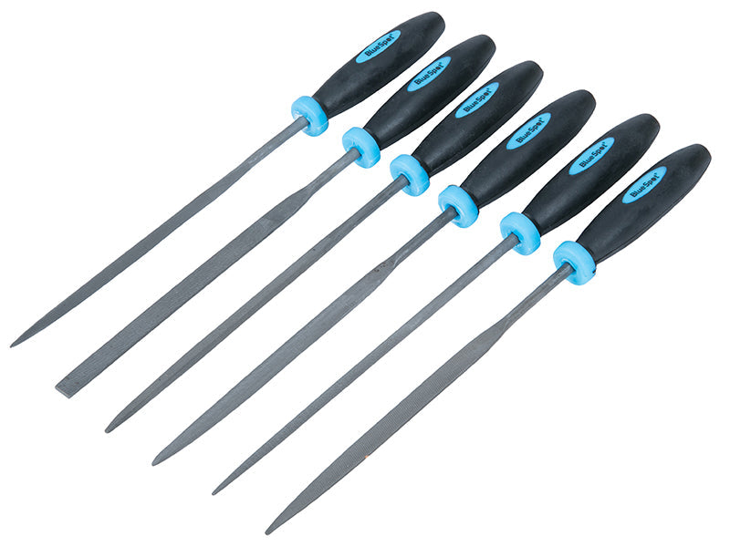 BlueSpot Tools Mini File Set with Pouch 6 Piece – – Now available at MTN Shop UK. - imagen 2