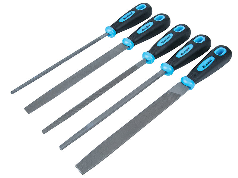 BlueSpot Tools Soft Grip Handled File Set, 5 Piece – – Now available at MTN Shop UK. - imagen 2
