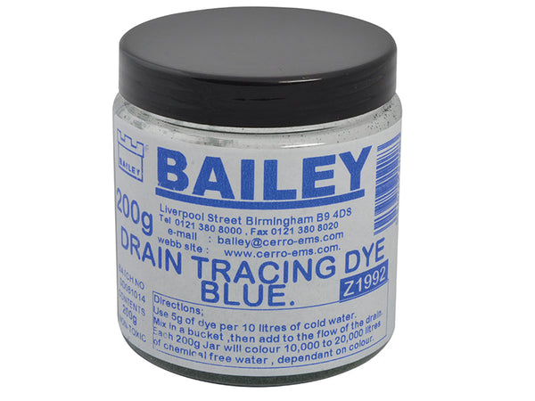 Bailey 1992 Drain Tracing Dye - Blue – – Now available at MTN Shop UK.