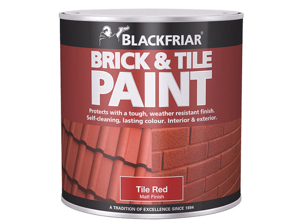 Blackfriar Brick & Tile Paint Matt Red 500ml – – Now available at MTN Shop UK.