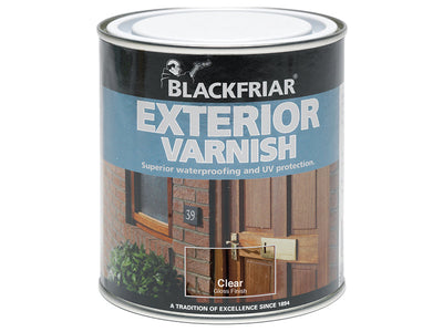Blackfriar Exterior Varnish UV77 Clear Satin 500ml – – Now available at MTN Shop UK.