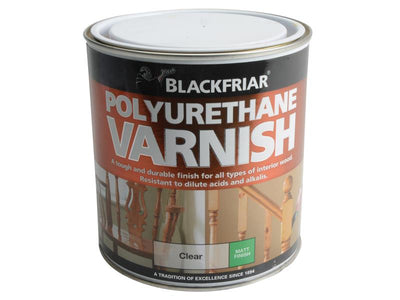 Blackfriar Polyurethane Varnish P101 Clear Matt 1 litre – – Now available at MTN Shop UK.