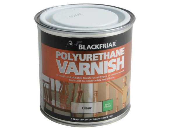 Blackfriar Polyurethane Varnish P101 Clear Matt 250ml – – Now available at MTN Shop UK.