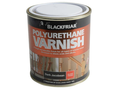 Blackfriar Polyurethane Varnish P85 Dark Jacobean Gloss 500ml – – Now available at MTN Shop UK.