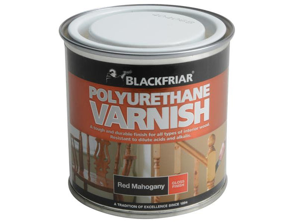 Blackfriar Polyurethane Varnish P35 Deep Red Mahogany Gloss 250ml – – Now available at MTN Shop UK.