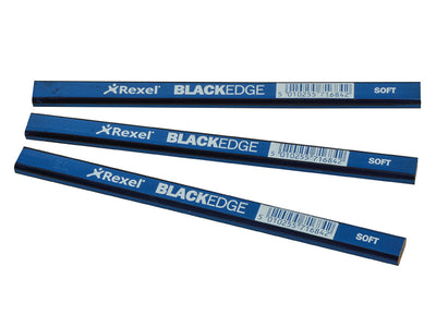 Blackedge Carpenter's Pencils - Blue / Soft (Card 12) – – Now available at MTN Shop UK.