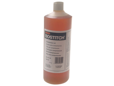Bostitch ISOVG100 SAE 30 1litre Compressor Oil – – Now available at MTN Shop UK.