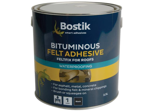 Bostik Bituminous Felt Adhesive 2.5 litre – – Now available at MTN Shop UK.