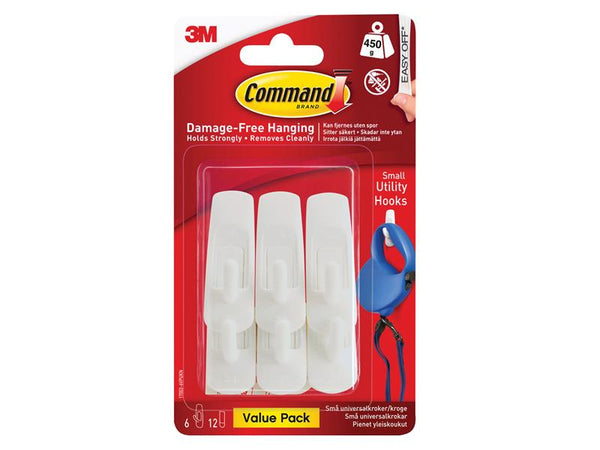 Command™ Small Utility Hooks Value Pack (Pack 6) – – Now available at MTN Shop UK.