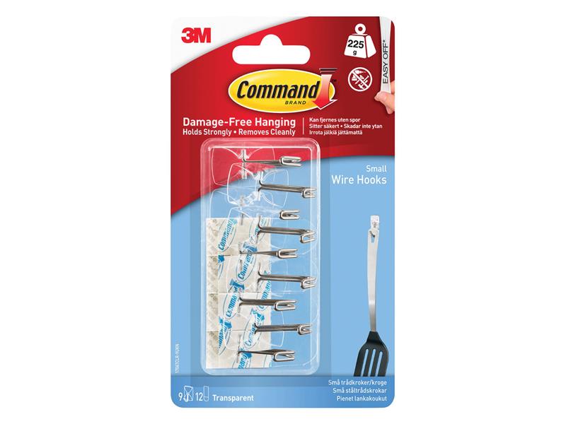 Command™ Clear Wire Hooks Value Pack (Pack 9) – – Now available at MTN Shop UK. - imagen 2