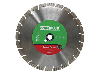CorePlus GP350 General-Purpose Hybrid Turbo Diamond Blade 350mm – – Now available at MTN Shop UK.