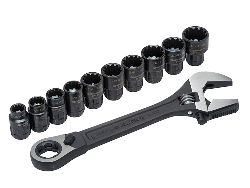 Crescent® X6™ Pass-Thru™ Adjustable Wrench Set, 11 Piece – – Now available at MTN Shop UK. - imagen 2