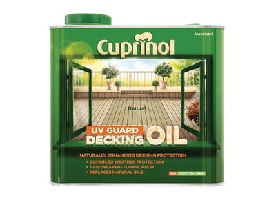Cuprinol UV Guard Decking Oil Natural 2.5 litre – – Now available at MTN Shop UK.