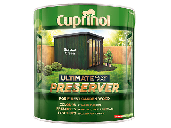 Cuprinol Ultimate Garden Wood Preserver Spruce Green 4 litre – – Now available at MTN Shop UK.