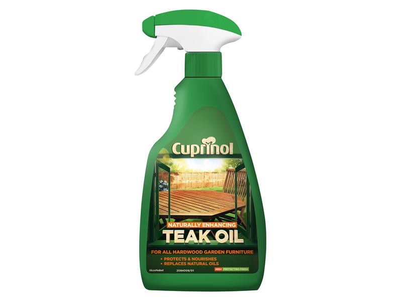 Cuprinol Naturally Enhancing Teak Oil Clear Spray 500ml – – Now available at MTN Shop UK. - imagen 2