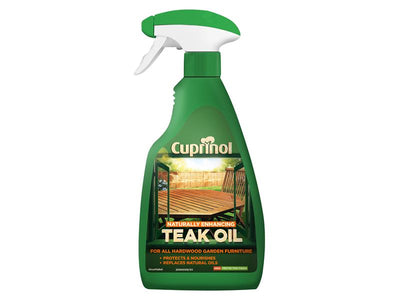 Cuprinol Naturally Enhancing Teak Oil Clear Spray 500ml – – Now available at MTN Shop UK.