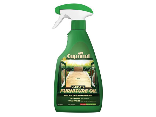 Cuprinol Ultimate Furniture Oil Clear Spray 500ml – – Now available at MTN Shop UK.